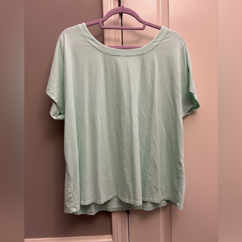 J.jill Luxe Supima Scoopneck tee